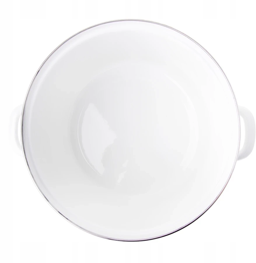 ODELO LEVANDŲ EMALINIS PUODAS 24CM 6,0L Baltas 1 vnt.
