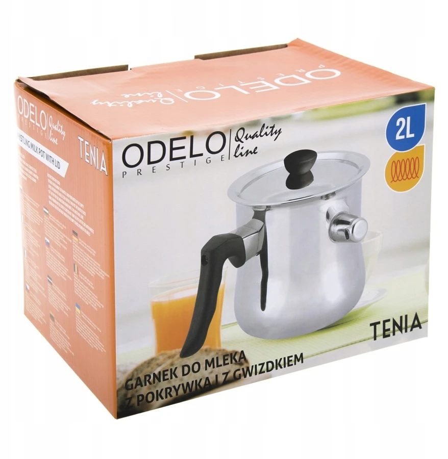 Odelo Puodas pienui, ryžiams ir košėms virti su švilpuku, 2,0 l