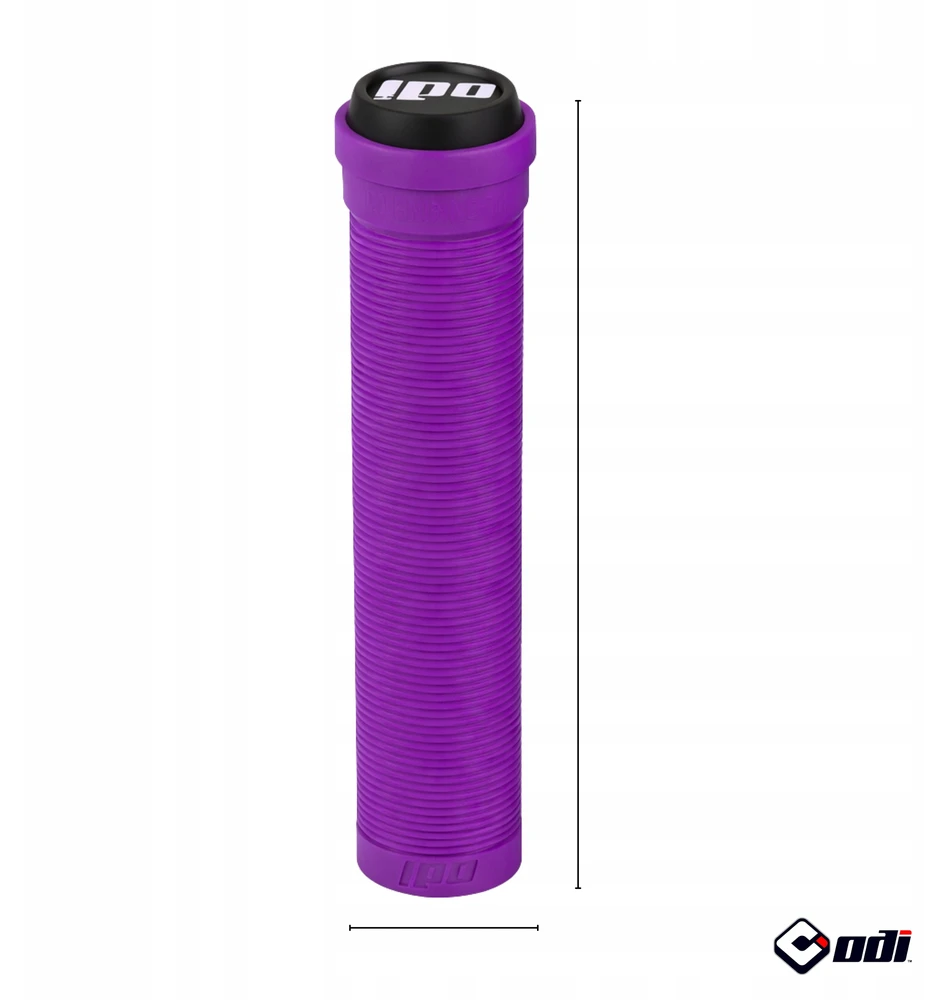 Odi dviračio rankenos RUBBER BIKE GRIPES PURPLE + KEYRING