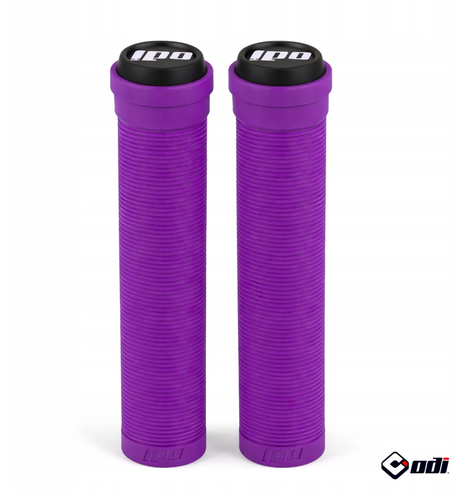 Odi dviračio rankenos RUBBER BIKE GRIPES PURPLE + KEYRING