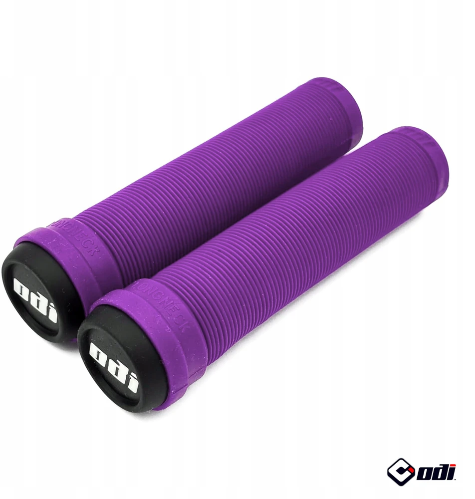 Odi dviračio rankenos RUBBER BIKE GRIPES PURPLE + KEYRING