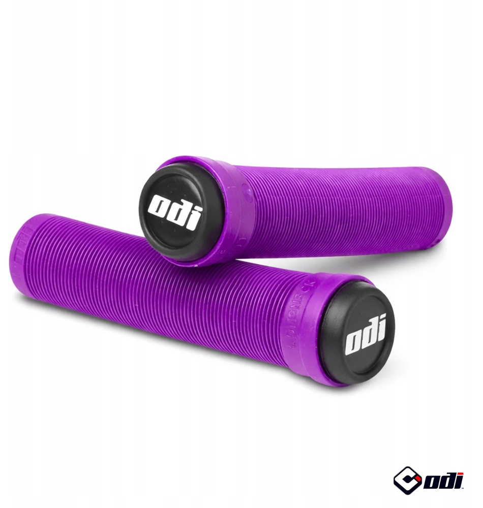 Odi dviračio rankenos RUBBER BIKE GRIPES PURPLE + KEYRING