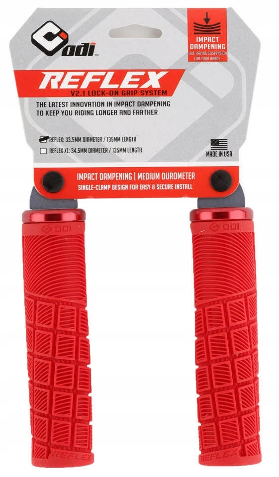 Odi Reflex V2.1 Lock-on rankenos - raudonos