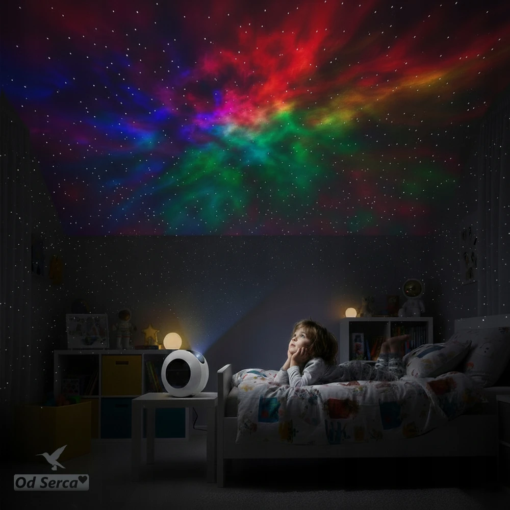 OdSerca ŽVAIGŽDĖS PROJEKTORIAUS PROJEKTORIUS PROJEKTORIUS NAKTINIS LEMPAS SKY GALAXY DOVANŲ NUOTOLINIO KONTAKTAS