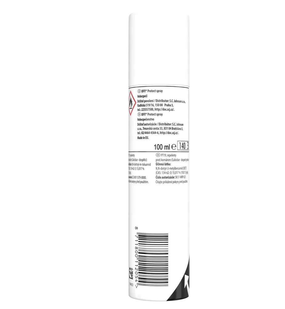OFF! IŠJUNGTA! PROTECT uodus atbaidantis AEROZOLIS 15% DEET APSAUGA IKI 6H 3X100ML