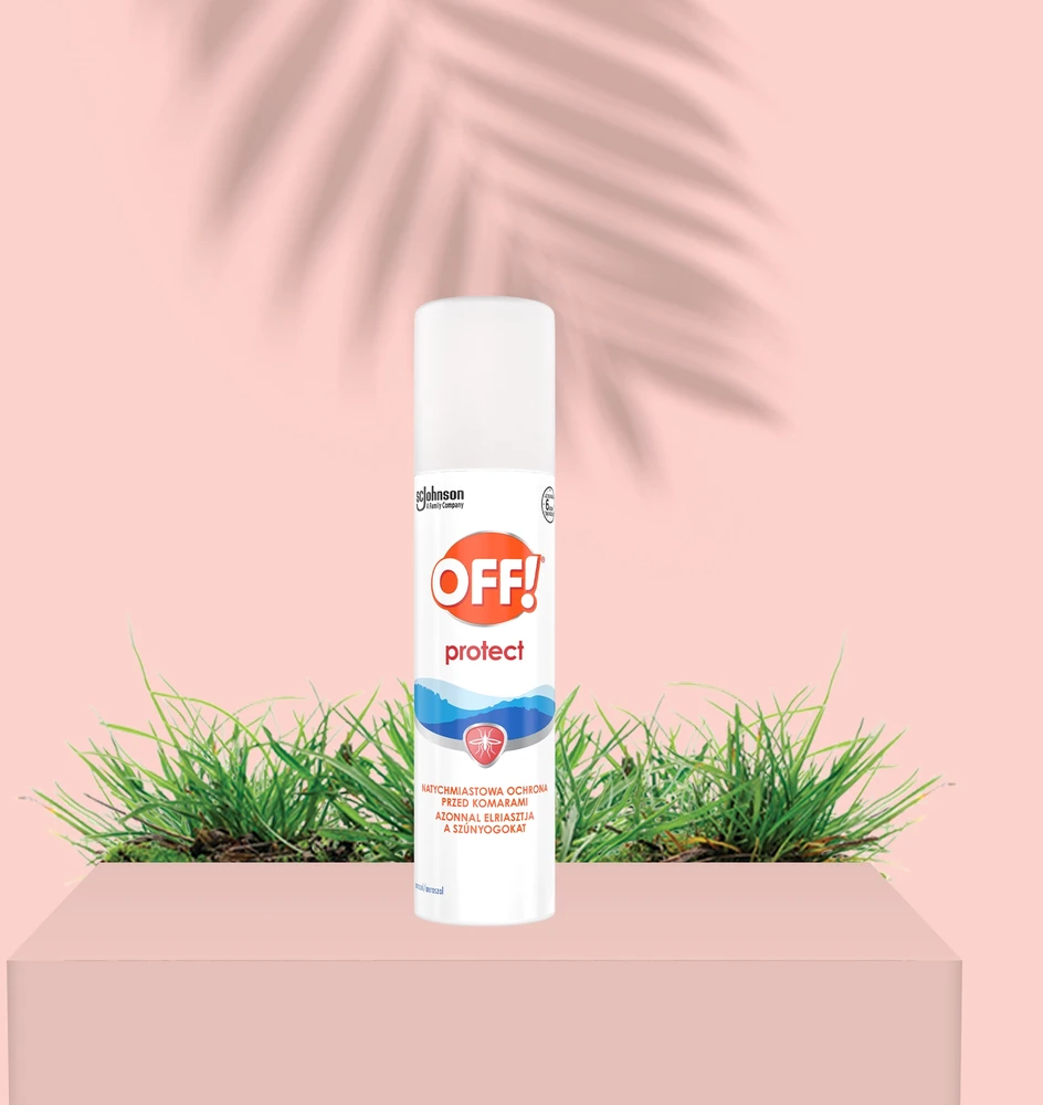 OFF! IŠJUNGTA! PROTECT uodus atbaidantis AEROZOLIS 15% DEET APSAUGA IKI 6H 3X100ML