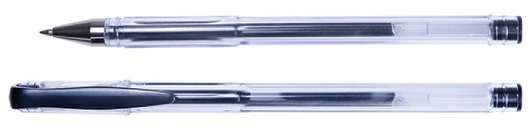 Office Products Klassikinis juodas gelinis rašiklis 0,5mm