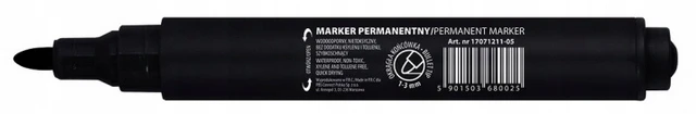 Office Products Permanentinis žymeklis, 1-3mm, juodas