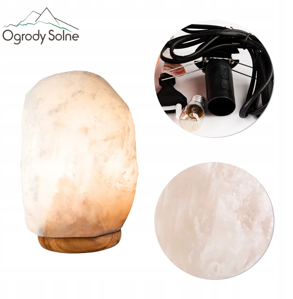 Ogrody Solne Didelė druskos lempa 5-7kg, oro gaiviklis