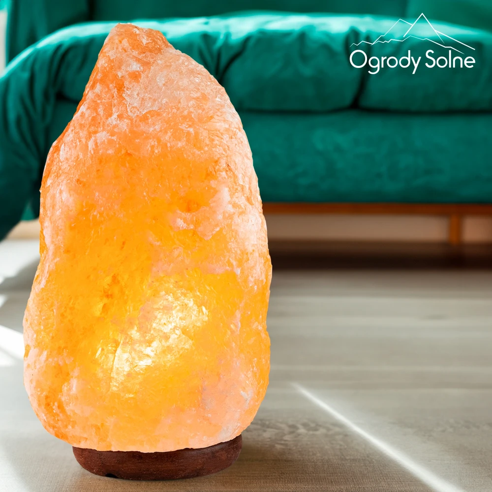 Ogrody Solne Didelė NATURALNA LAMPA SOLNA 20-25 kg JONIZATOR POWIETRZA Z SOLI HIMALAJSKIEJ