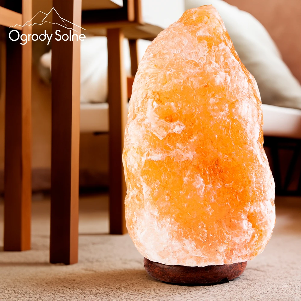 Ogrody Solne Didelė NATURALNA LAMPA SOLNA 20-25 kg JONIZATOR POWIETRZA Z SOLI HIMALAJSKIEJ