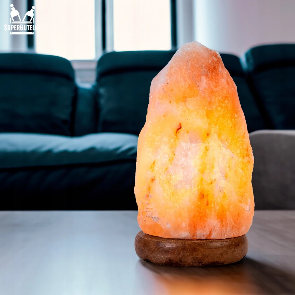 Ogrody Solne LAMPA SOLNA 2-3kg lampka NOCNA sól himalajska JONIZATOR naturalna su soli