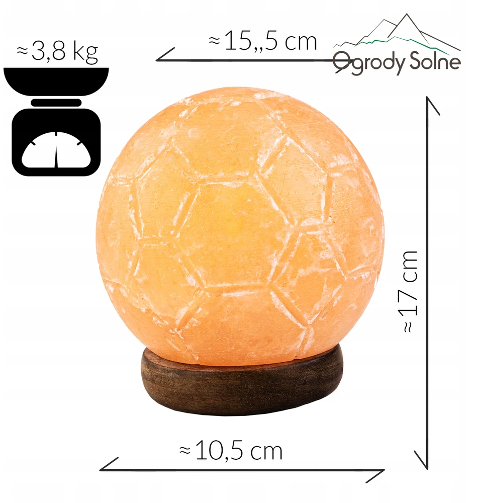 Ogrody Solne Lampka SOLNA lampa nocna do sypialni Kamuolys NOŻNA NA PREZENT DLA DZIECKA