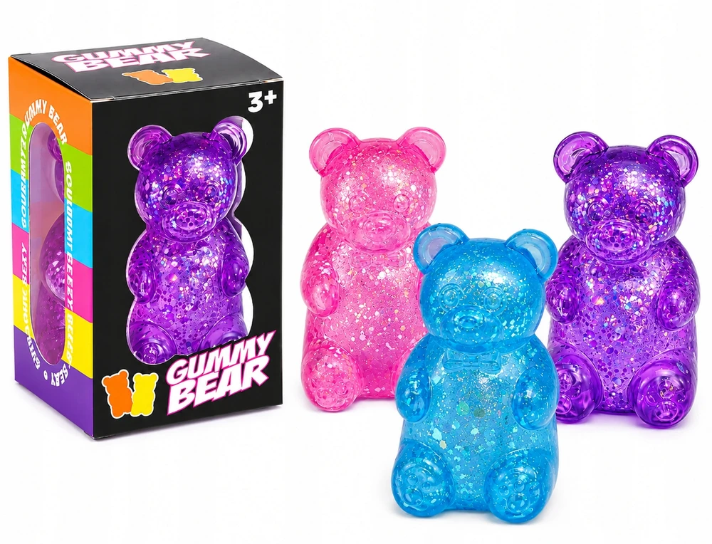 Okami 13 Squishy antistresinių kukulių Squishy kubelių rinkinys meškiuko sūrio sviesto