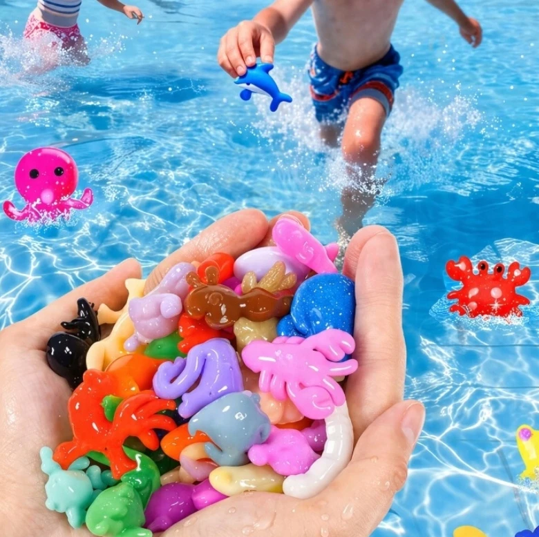 Okami Magic Jelly AQUA vandens geliai 22in1 kūrybiškas 3D plastilinas vaikams