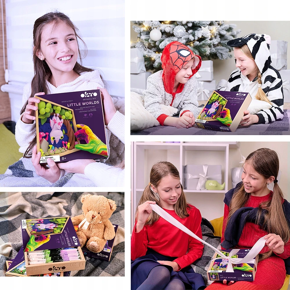 OKTO ARTISTIC KIT 3D DIY modeliavimas ir tapyba „Maži pasauliai“