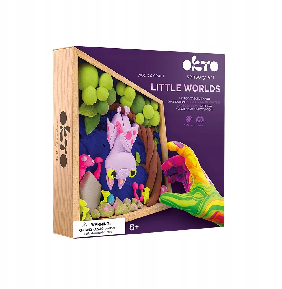 OKTO ARTISTIC KIT 3D DIY modeliavimas ir tapyba „Maži pasauliai“