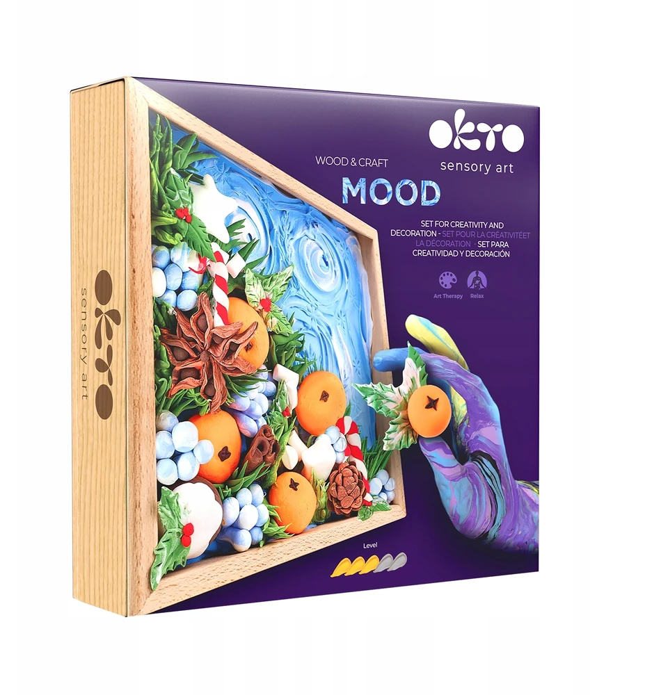 Okto Creative ART KIT 7 metų vaikui Succulents Diy Playdough