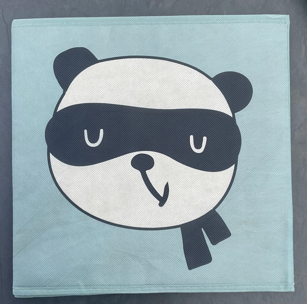Oldman POJEMNIK KOSZ ZABAWKI ORGANIZER PUDEŁKO sulankstomas kufer PANDA 32x30x30 cm