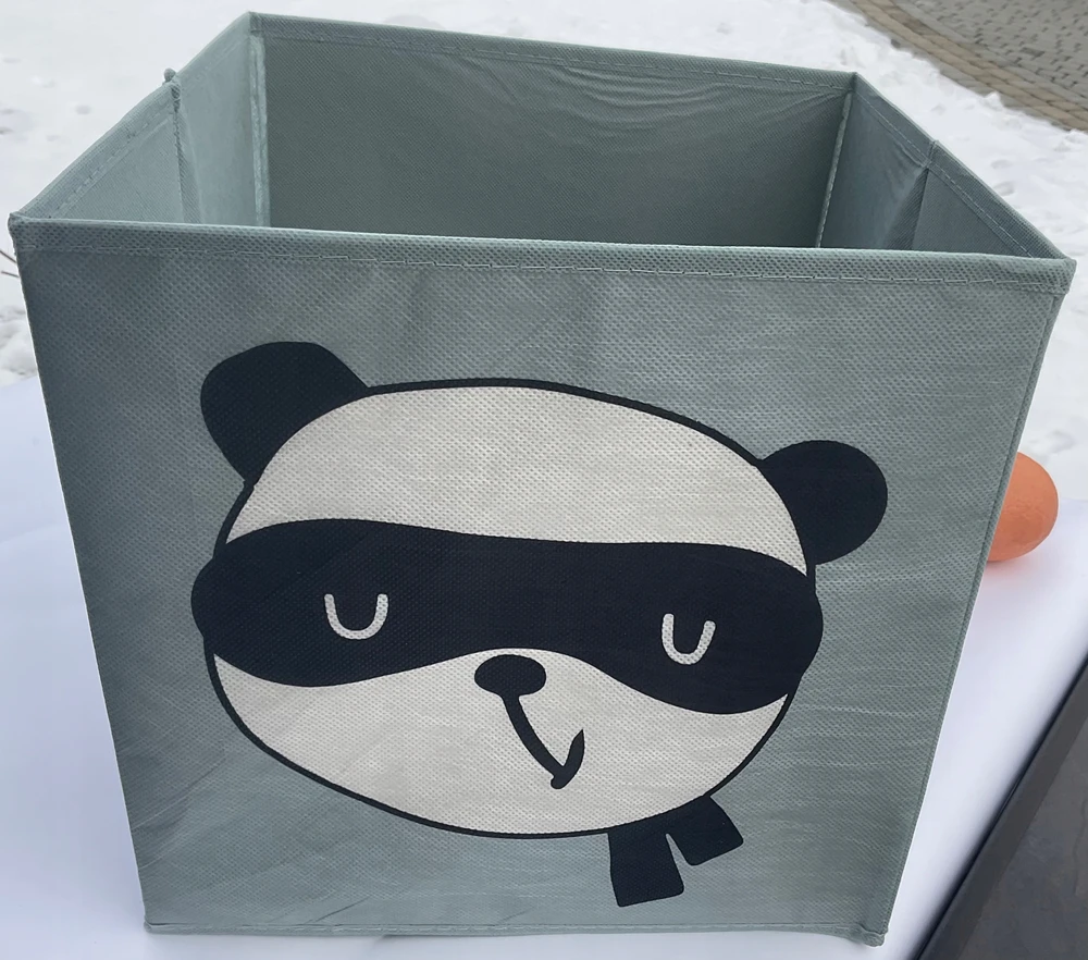 Oldman POJEMNIK KOSZ ZABAWKI ORGANIZER PUDEŁKO sulankstomas kufer PANDA 32x30x30 cm