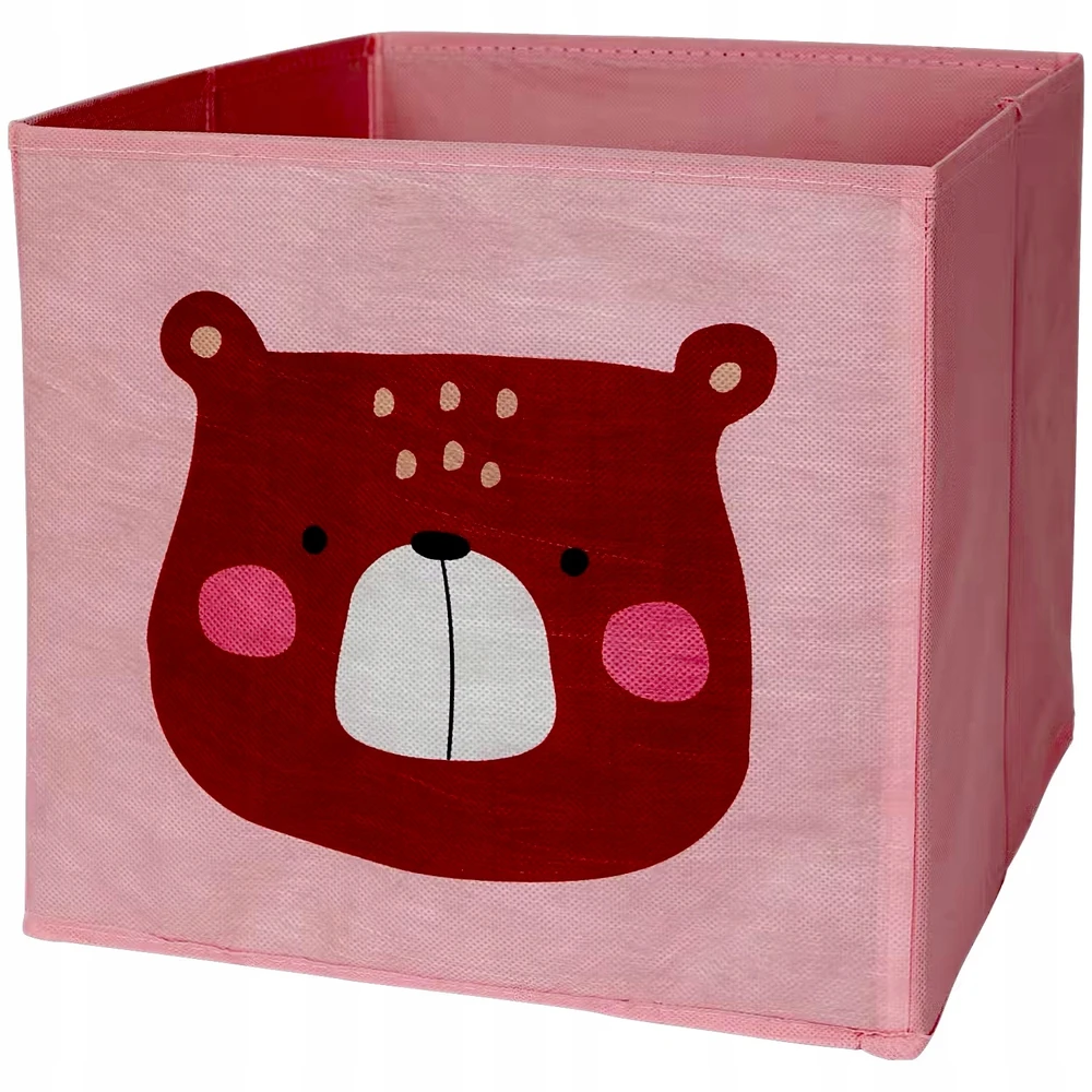 Oldman POJEMNIK KOSZ ZABAWKI ORGANIZER PUDEŁKO sulankstomas kufer MIŚ 32x30x30 cm