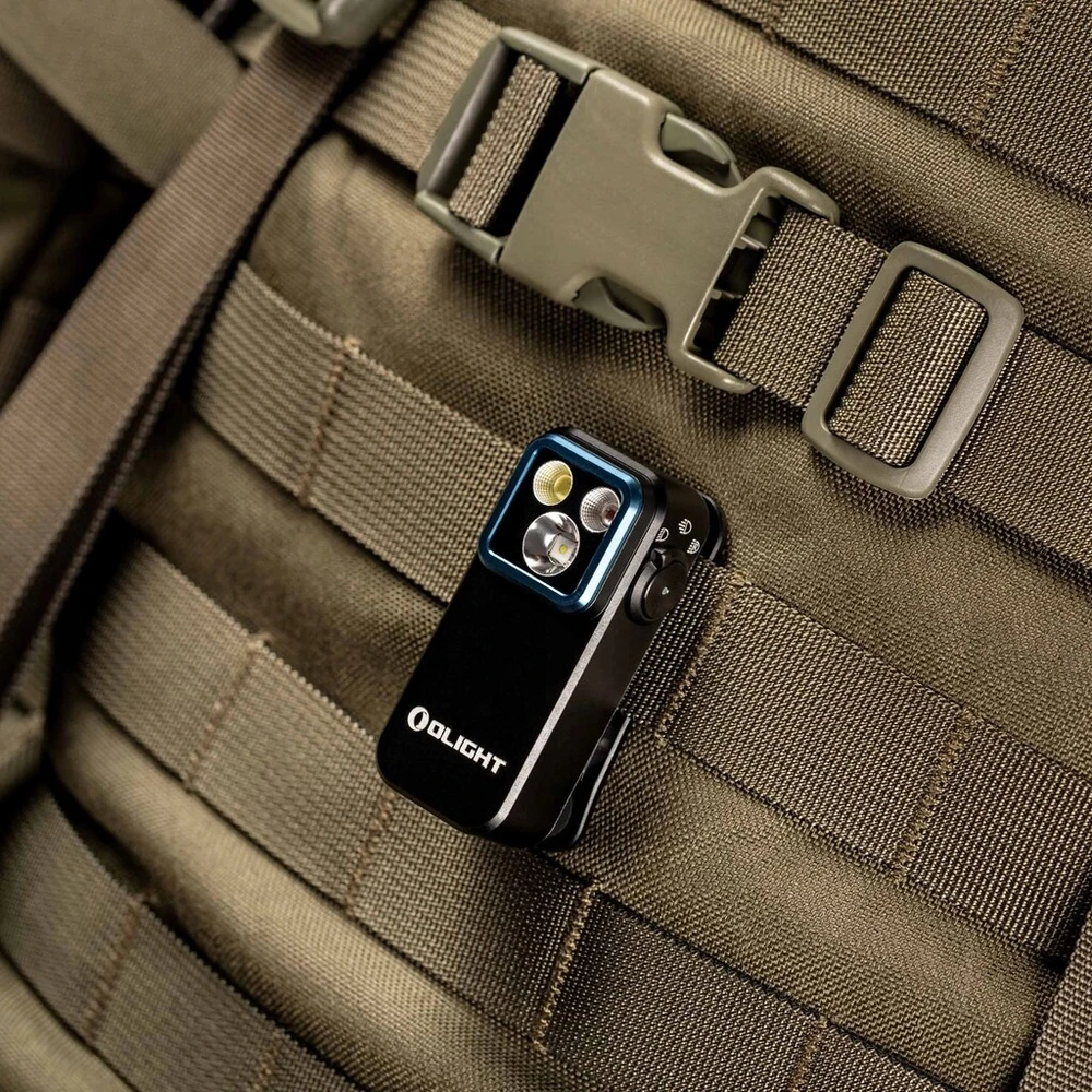 Olight Oclip Pro 500 lm įkraunamas taktinis daugiafunkcinis EDC žibintuvėlis