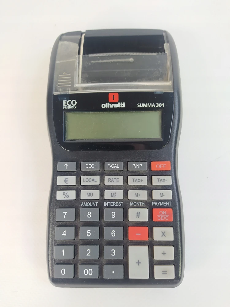 OLIVETTI Summa 301 półprofesjonalny kalkulator su drukarką
