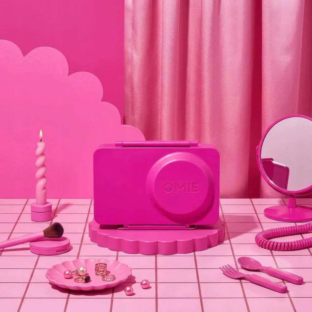 OMIE OMIEBOX UP lunch box su termosem, Pop Rožinė