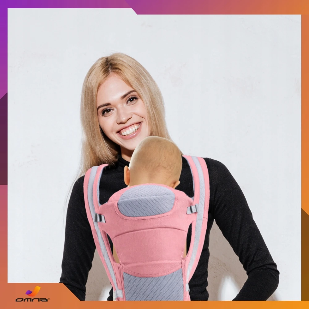 Omna 15 viename nešynė, ergonomiška nešynė ant klubų, 25 kg sėdynė