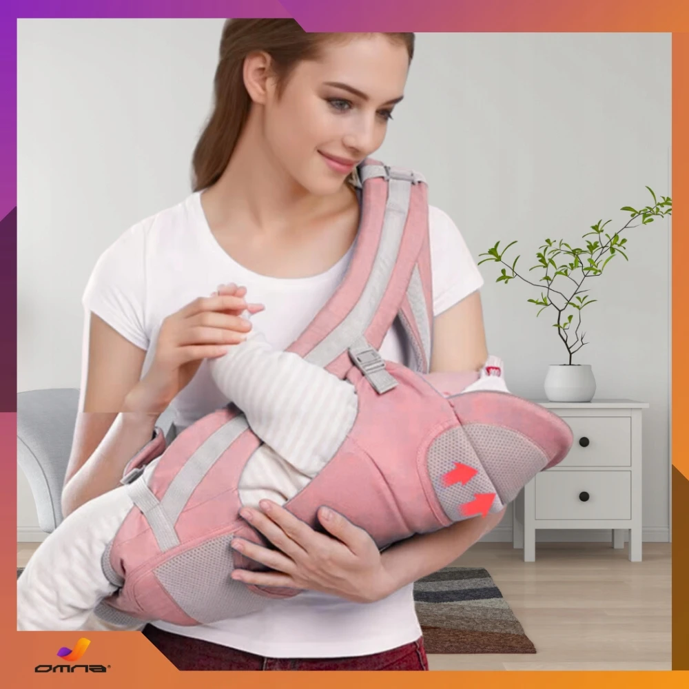 Omna 15 viename nešynė, ergonomiška nešynė ant klubų, 25 kg sėdynė