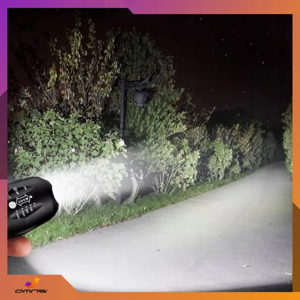 Omna 3 CREE LED žibintuvėlių rinkinys Taktiniai kariniai taktiniai žibintuvėliai