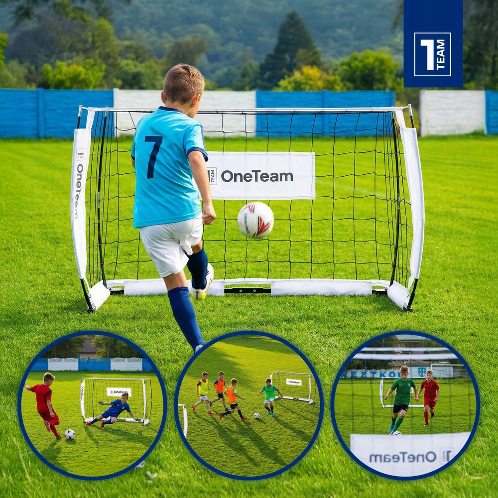 OneTeam Flex Square futbolo vartai 120x80 cm
