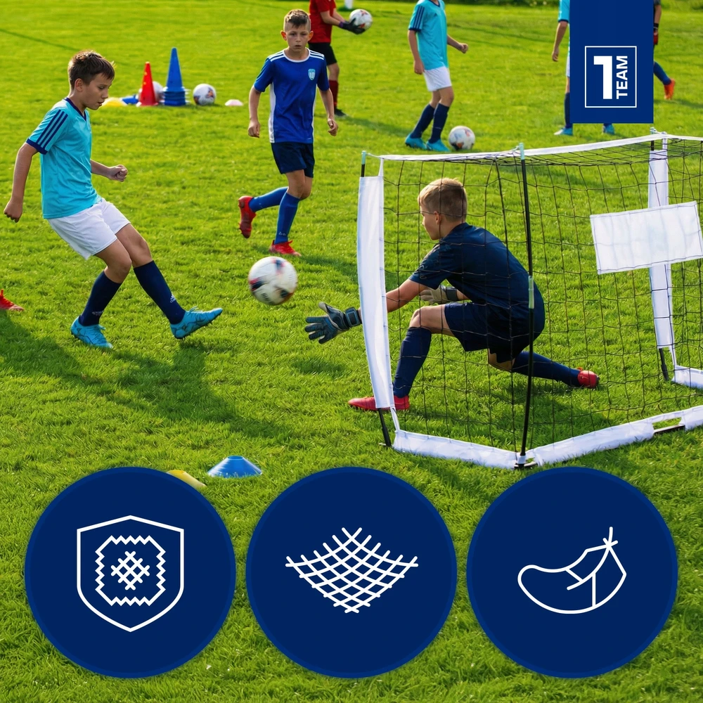 OneTeam Flex Square futbolo vartai 120x80 cm