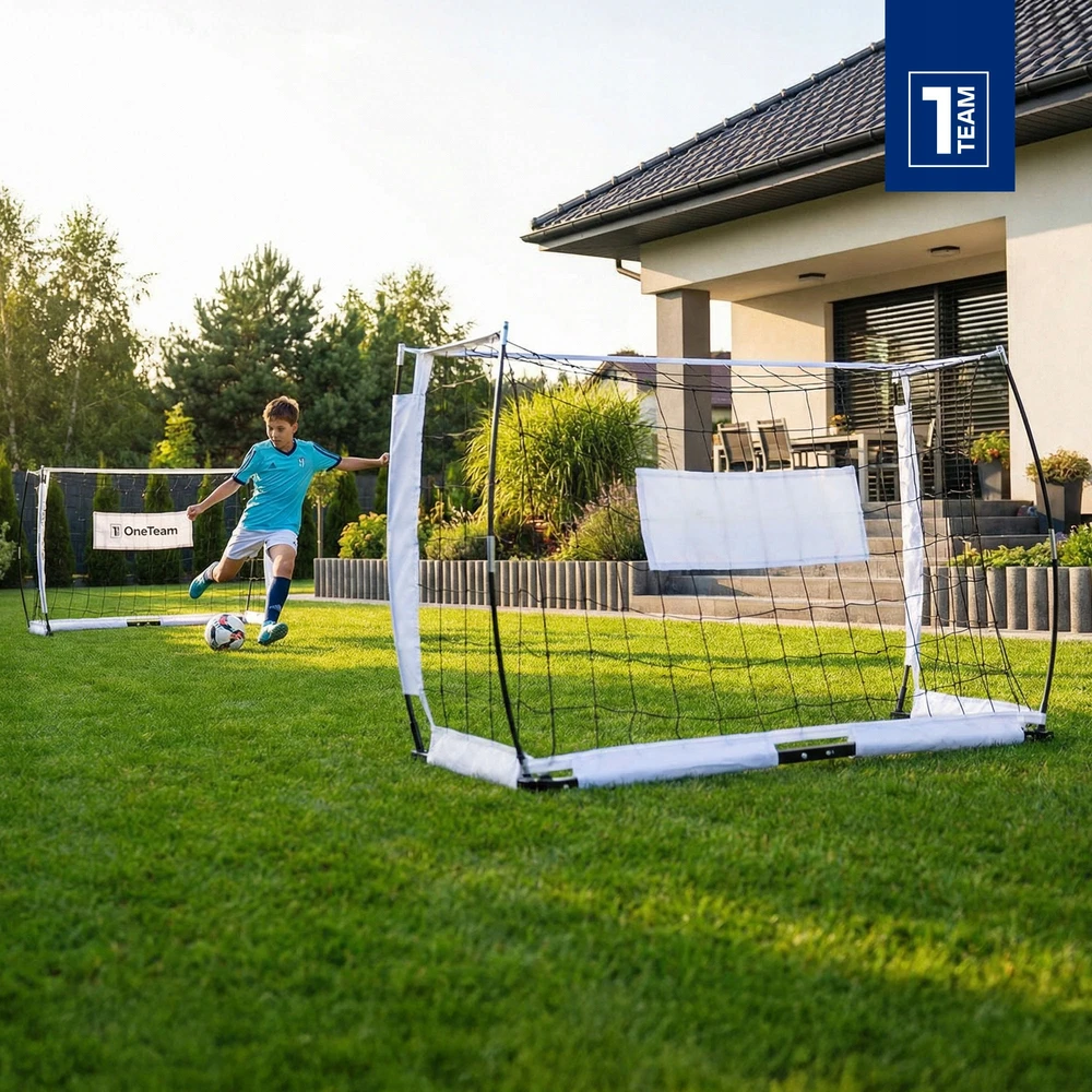 OneTeam Flex Square futbolo vartai 120x80 cm