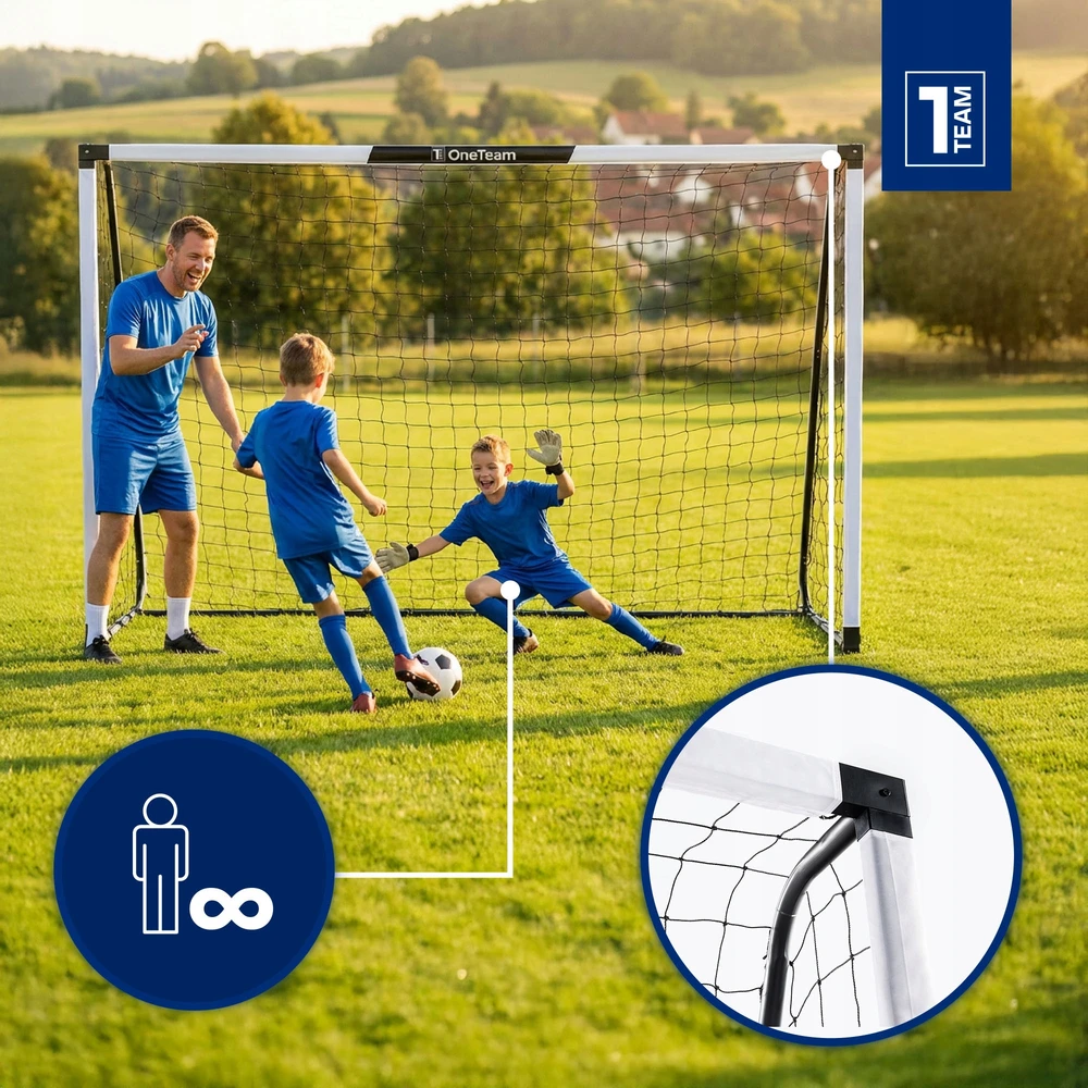 OneTeam futbolo vartai - 300 x 200 x 90 cm