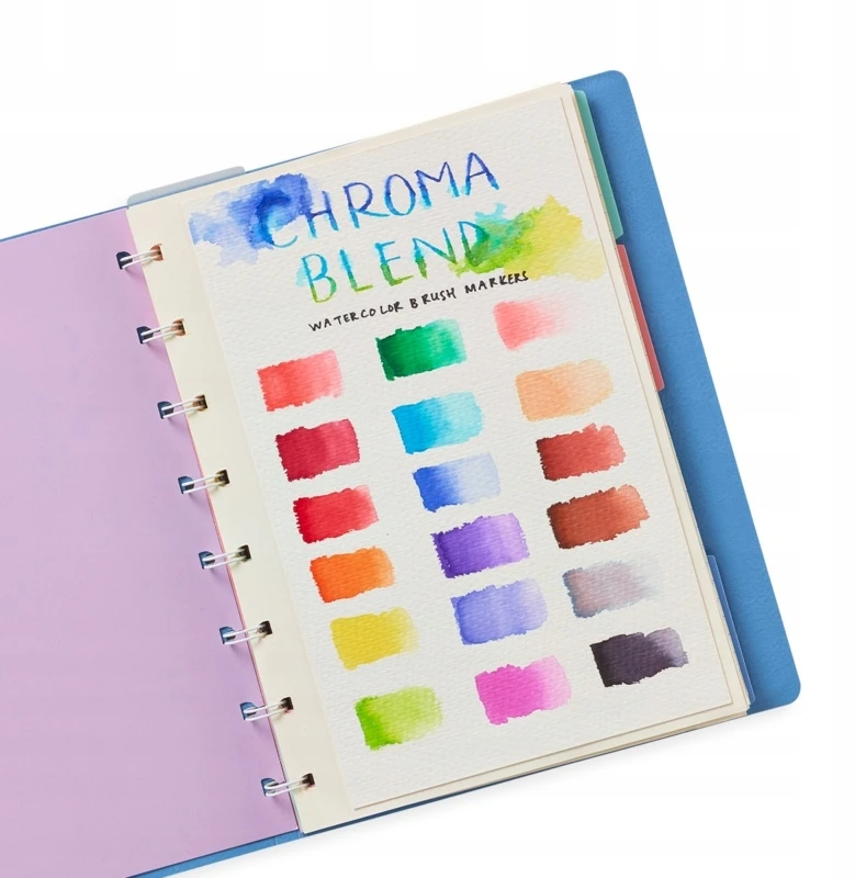 Ooly Chroma Blends akvareliniai teptukiniai markeriai, 18 vnt.