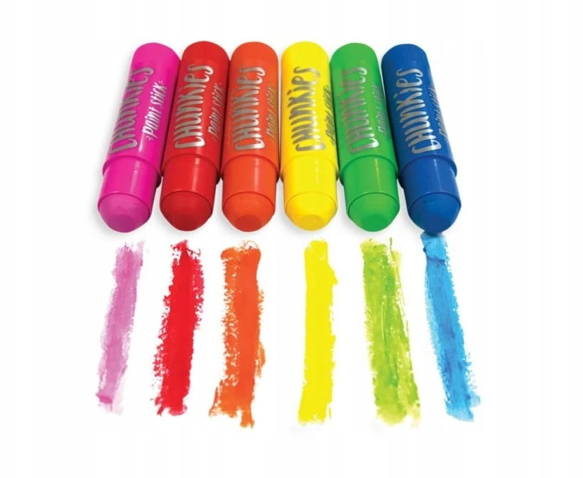 Ooly "Chunkies Paint Sticks" dažai kreidelėmis 12 vienetų - Spalvoti balionai