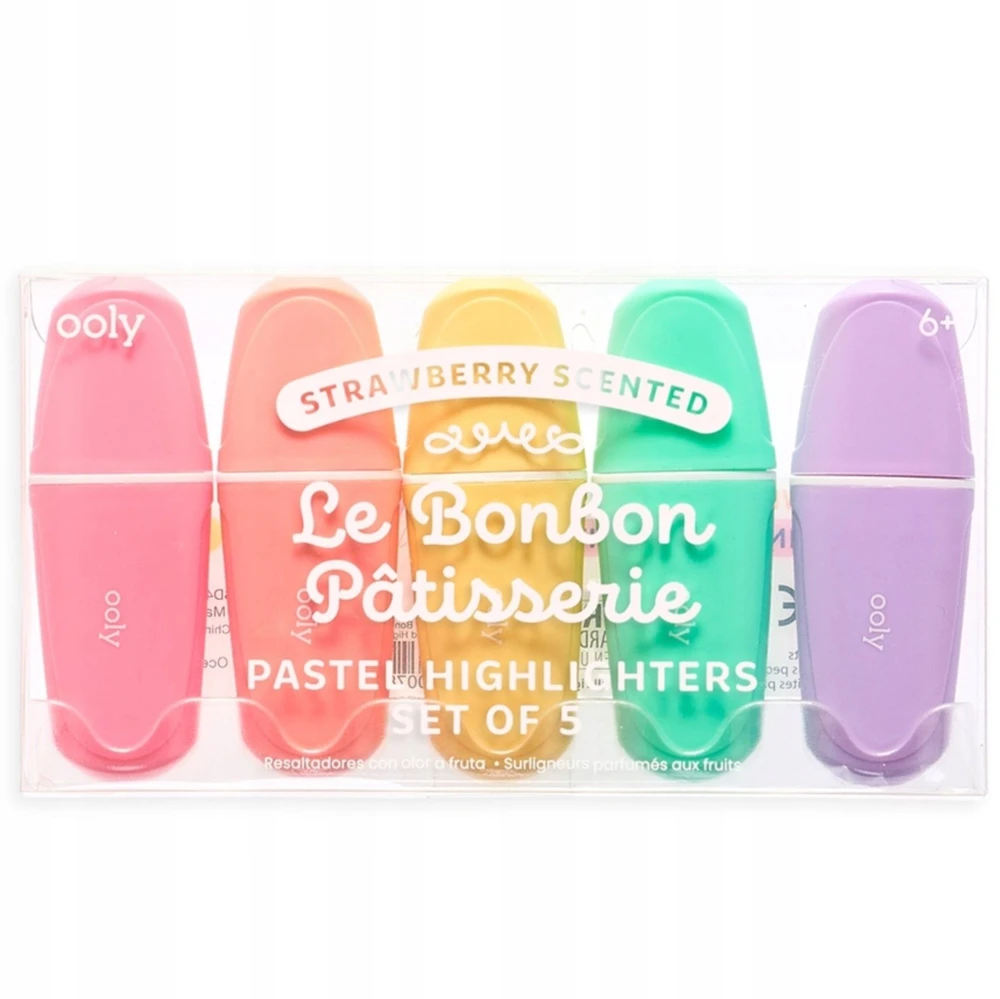 Kolorowe Baloniki Ooly Le Bonbon Patisserie pasteliniai kvapnūs flomasteriai, 5 spalvos