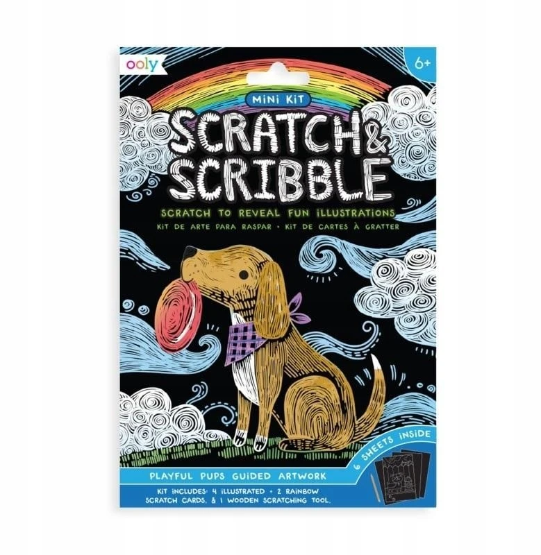 Kolorowe Baloniki Ooly MINI SCRATCH & SCRIBBLE ŠUNYS