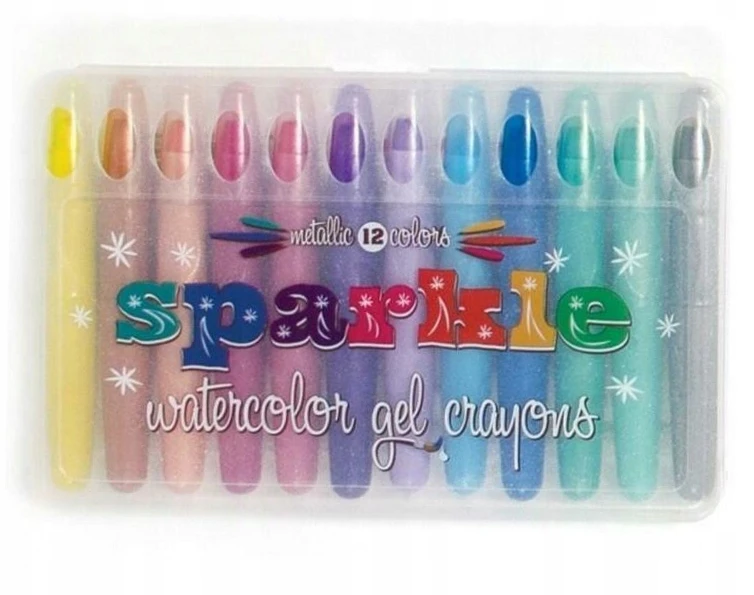 Ooly Želiniai blizgantys pieštukai, 12 spalvų