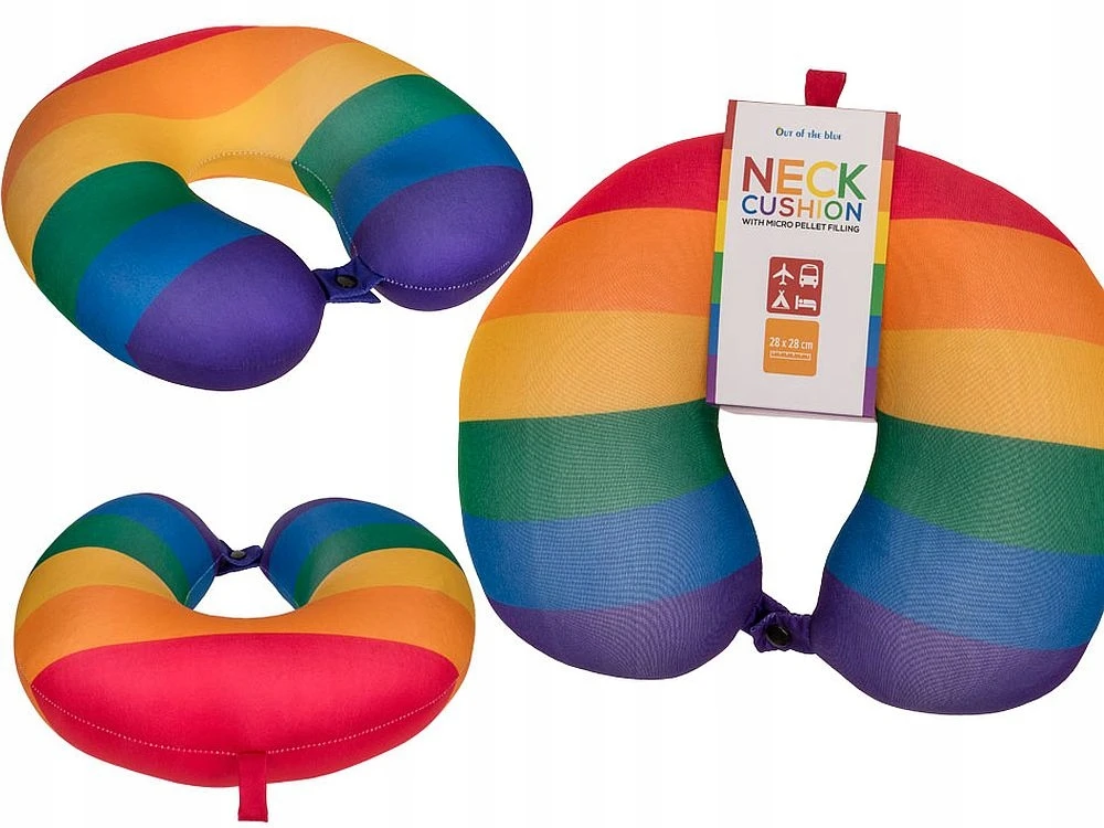 Ootb Kaklo kelioninė pagalvė Rainbow, įvairių spalvų