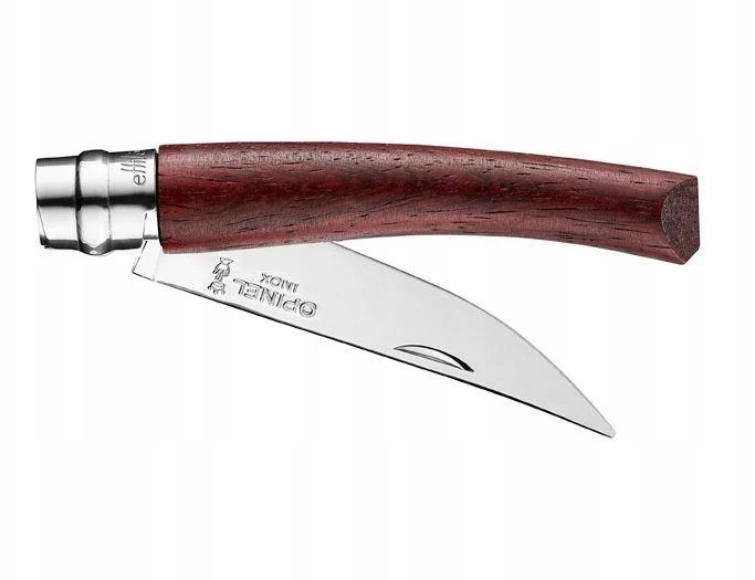 Kišeninis peilis plonais ašmenimis Opinel Nr.08 Afrikietiško koralmedžio rankena