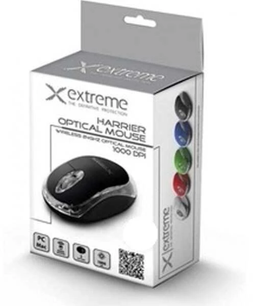 Extreme Kompiuterio Pelė - TITANUM XM102K Optinė 1000 DPI USB Type-A Abipusė Juoda, Chromo