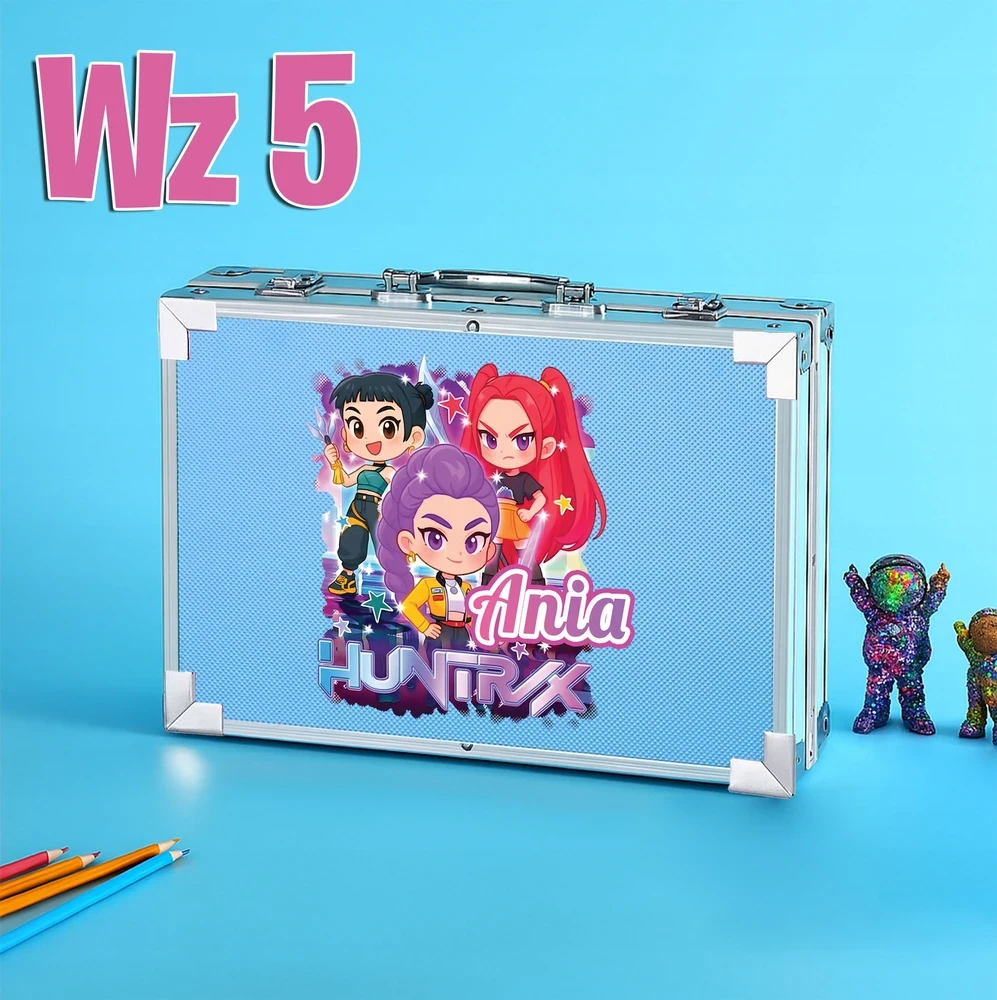 Opus Rinkinys ARTYSTYCZNY DO MALOWANIA WALIZKA MALOWANKA KOLOROWANKA KPOP HUNTRIX