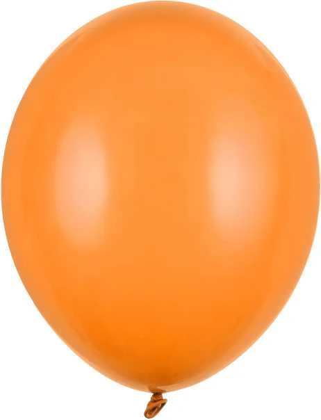PartyDeco Stiprūs balionai Oranžiniai 30 cm, 50vnt