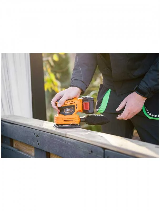 Orbitinis šlifuoklis NEO TOOLS 04-623 18V 3in1 (be akumuliatoriaus)