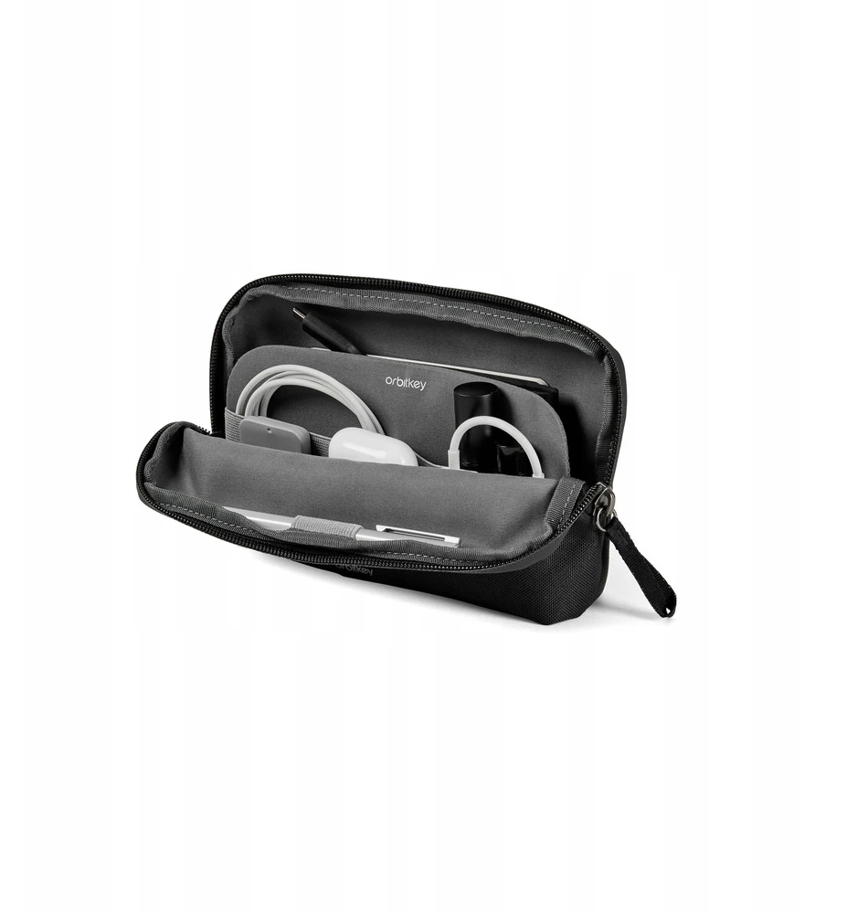Orbitkey, dėklas, biuro organizatorius Desk Pouch juodas, juodas