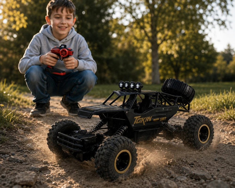 Oregon Didelis nuotoliniu būdu valdomas automobilis RC automobilis metalinis visureigis 4x4 važiavimas 1:12