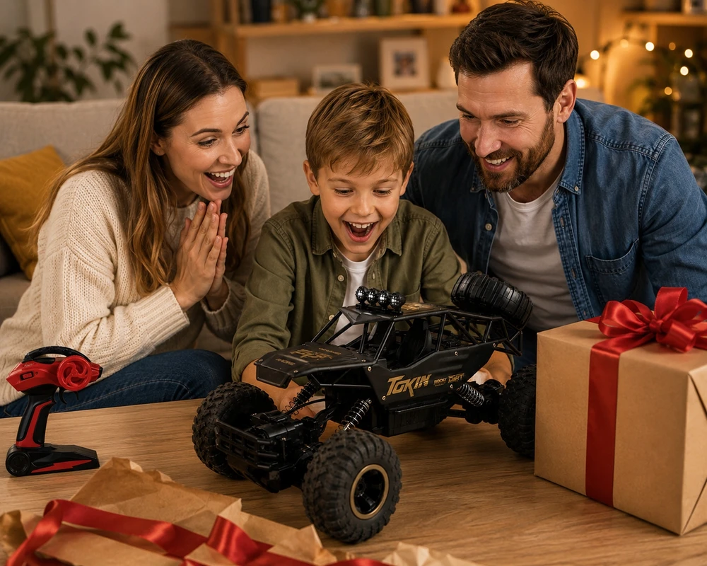 Oregon Didelis nuotoliniu būdu valdomas automobilis RC automobilis metalinis visureigis 4x4 važiavimas 1:12