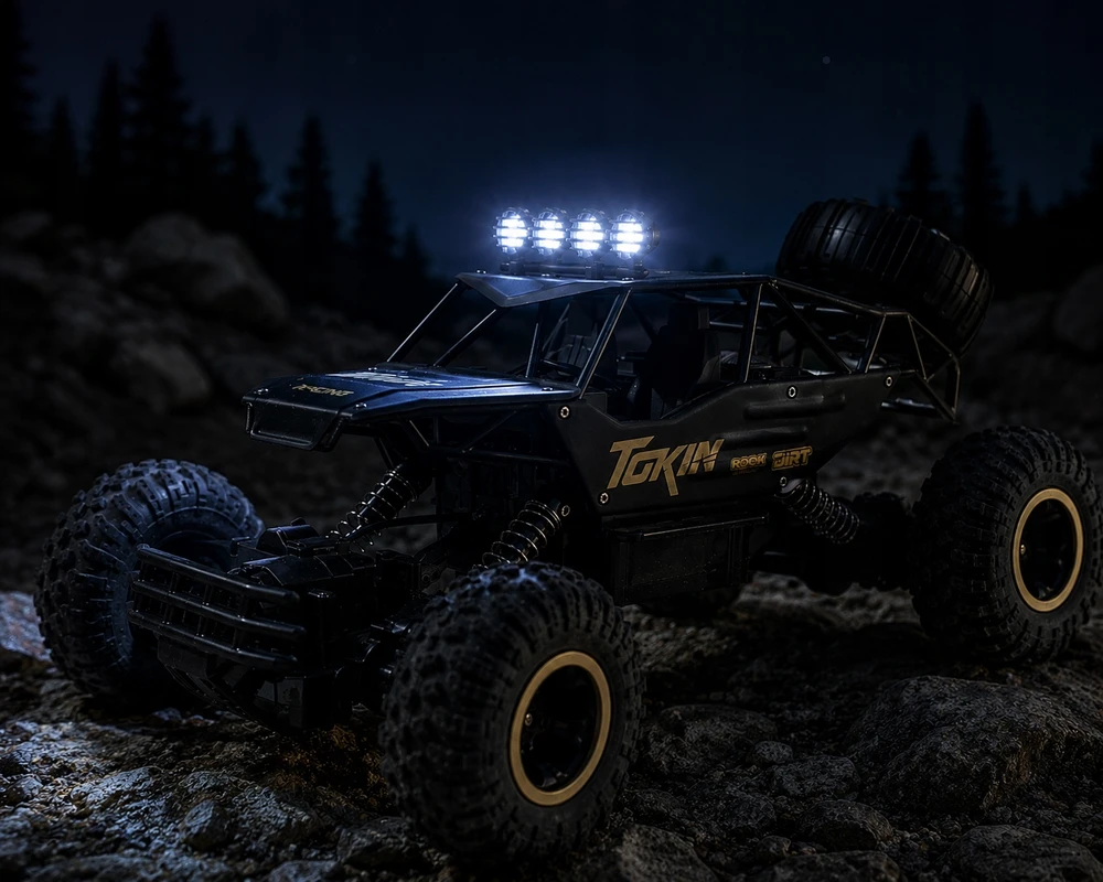 Oregon Didelis nuotoliniu būdu valdomas automobilis RC automobilis metalinis visureigis 4x4 važiavimas 1:12